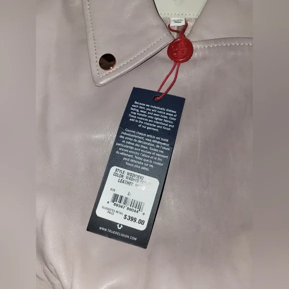 True Religion Women's  Leather Jacket - Picture 3 of 3